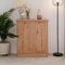 Anrichte mit 2 Türen und Einlegeböden Eiche antik 80x90H cm - Tiberio