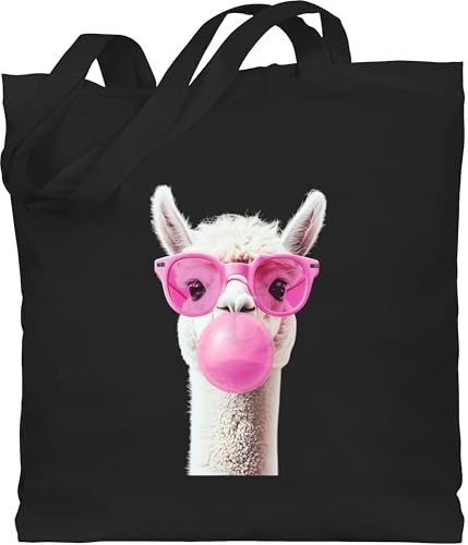 Shirtracer - Baumwolltasche - Lama - Taschen - Cooles Alpaka Geschenk Alpakas I