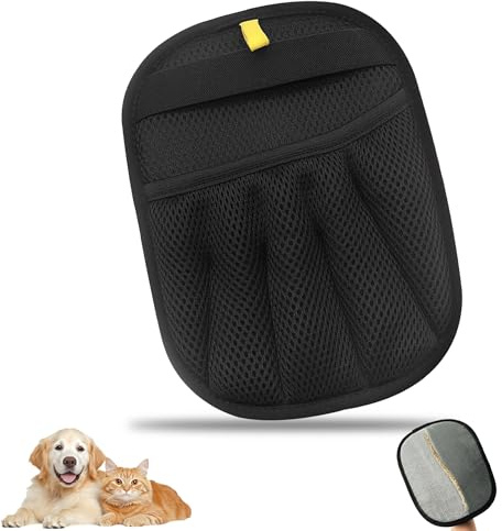 Dreaku Tierhaarentferner Handschuh, Fellmagnet Fell Magnet Handschuh Tierhaar Pet Hair Remover, Antistatische Wiederverwendbare für Sofas Kleidung Reinigung Entfernen Von Haaren Und Pflegen (1 Stück)