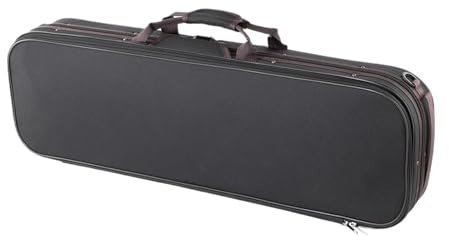 Geigenkasten 4/4 3/4 1/2 1/4 Oxford Violine Box Fall Leichte Längliche Tasche Lagerung Teile Zubehör(3-4 Square)