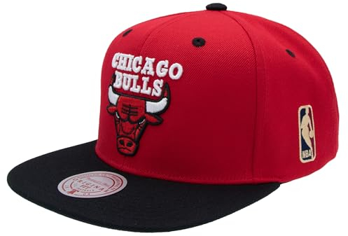 Mitchell & Ness NBA/HWC Special Snapback - Chicago Bulls, Rot/Schwarz