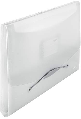 Rexel 2115665 Projektmappe, A4, durchscheinend, Weiß