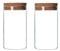 2 botellas de vidrio vacías de 300 ml/10 onzas con tapón de corcho, rellenables para alimentos secos, frascos de almacenamiento para té de flores, frutos secos, condimentos y otros artículos