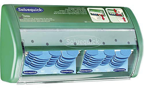 SALVEQUICK Plasters Dispenser 2 x 35 Waterproof Detectable Plasters
