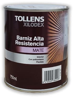 Tollens - BARNIZ ALTA RESISTENCIA MATE INTERIOR 750 ML - Wengué Tropical 507