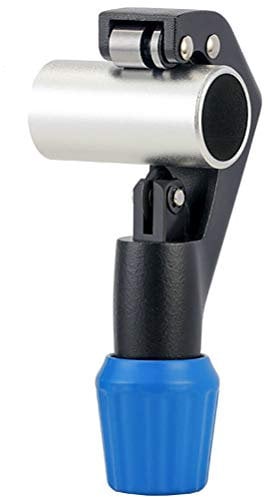 GOLDEAL Tube Cutter,Constant Swing Pipe Cutter Tool for Metal Pipe,1/8 - 1-3/16,with 5 Spare Cutting Blades,Bike Front Fork/Seatpost/Seat Tube/Steerer Tube Cutter(Blue)