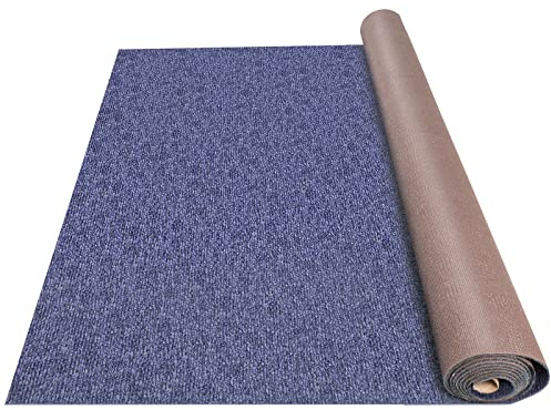 Happybuy 6 ft x 13 ft Deep Blue Marine Carpet for Boats Waterproof - 0.18 Thick Indoor Outdoor Rug Carpet Roll for Home Patio Porch Deck