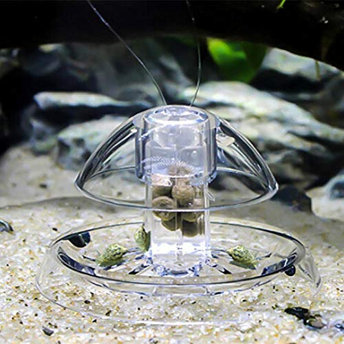 Aquarium Fish Tank Plastic Clear Snail Trap Catcher Plants Planarian Pest Catch Box Leech with Air Hole Environment Clean Tools