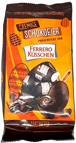 Ferrero Küsschen Cremige Schokoeier, zartbitter, 100 g