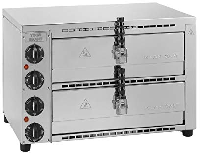 Milan Toast - Horno pizza con 2 cajones de 40 cm r.c. 220-240 V 3,45 kW