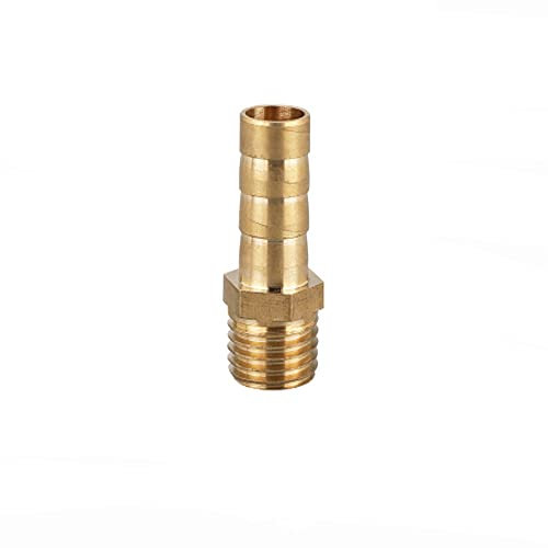 BSP Messing Stecker Fitting 6mm-25mm Schlauchanschluss Schlauch Barb Schwanz Männlich Außengewinde Adapter (1/4*10mm)