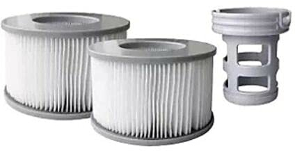 MSpa Ersatzfilter Filter Filterkartuschen Wasserfilter inklusive Filteradapter für Whirlpools 2 Stück