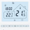 Beok Termostato Programable para Calefacción de Calderas, Termostato de Habitación Inteligente con LCD Digital, Controlador de Temperatura 3A TOL47-WPB