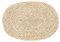 Aiminjey Manteles individuales ovalados tejidos, 12 x 18 pulgadas, 1 paquete de manteles individuales de ratán de paja de maíz natural, rústico, bohemio, resistente al calor, antideslizante, trenzado,