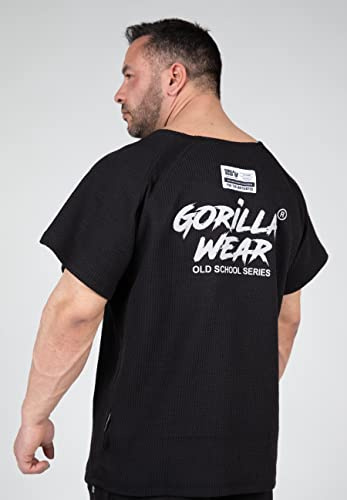 Gorilla Wear Augustine Old School Work Out Top - schwarz, 4XL-5XL