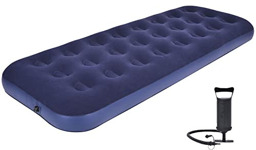 DIMAR GARDEN Aufblasbare Campingbett-Schlafunterlage für Einzelbett, inklusive Handpumpe