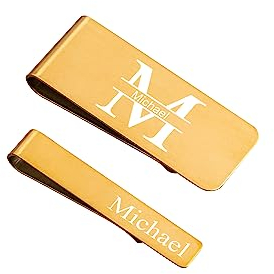 Krawattenklammer und Geldklammer-Set, personalisierte Krawattenklammer, Trauzeugen-Geschenk, Hochzeits-Party-Geschenk für Jungs, Geldklammer, Vatertagsgeschenk für Vater