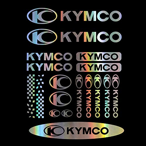 Car Sticker18 Pcs Kit KYMCO Bicycle Stickers Mountain Bike Waterproof Sun Protection Decals PVC,30CM