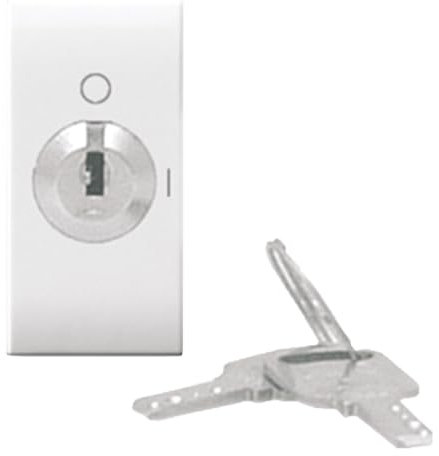 Pulsante Chiave 2P Na 10A Domus 1M AVE 441075