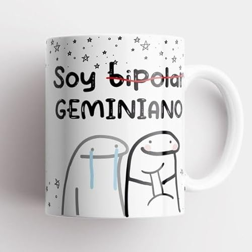 KaTunn Taza con diseño, taza cafe, taza sublimacion, taza porcelana calidad AAA, cumpleaños, Navidad, Regalo, Dia del enamorado, personalizado especial (Geminis)