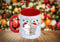Bubu dudu Weihnachtstasse, FotoTasse mit Namen und Spruch Individuelles Geschenk, weihnachtstasse (Rot)