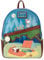 Loungefly Peanuts Beagle Scouts 50th Anniversary Damen Schultertasche mit Doppelriemen, Mehrfarbig/Meereswellen (Ocean Tides), Einheitsgröße, Classic