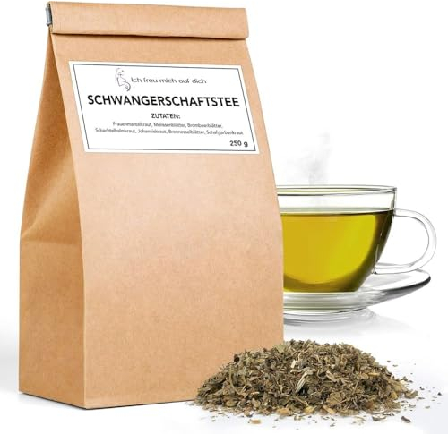 Schwangerschaftstee nach Stadelmann 250g | Tee für Schwangere nach bewährter Rezeptur | Natürliche Unterstützung für werdende Mütter | Qualitätsprodukt ohne Zusatzstoffe