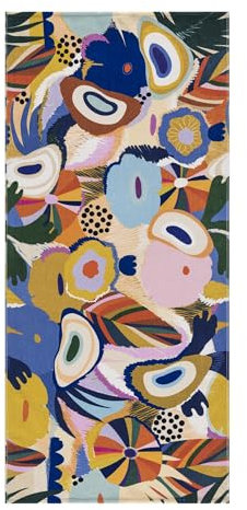 Maisonette Strandtuch 100% Baumwolle Groß - Reise Strandlaken Schnelltrocknend - Strandbadetuch Leicht Für Damen und Herren - (75x150 cm), Madelena