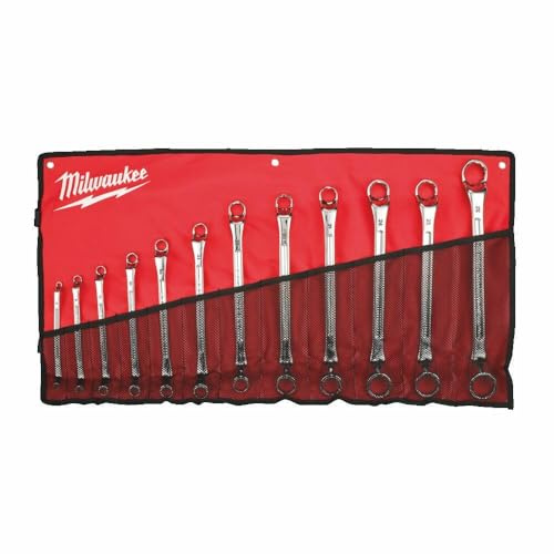 MILWAUKEE ACCESORIOS 4932492738 Juego 12 llaves de Estrella acodadas Power Type, mehrfarbig