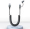 Cable iPhone Carga Rapida,Cable USB-C y Lightning 2 en 1, Apple Carplay y Android Auto Cable[Certificado MFi y 3A y Datos],Cable USB Coche iPhone y Android Compatible con iPhone 16/15/14/13/Galaxy