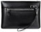 NEUTYPECHIC Handgelenktasche für Herren, Handgelenktasche PU Leder, mit Kartenfach Brieftasche Business Freizeit Bürohandtasche Geldbörsentasche für Männer (schwarz)