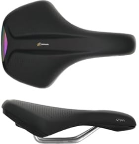 Selle Royal Unisex Vivo Moderate Fahrradsattel, Black, 267 x 178 mm