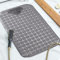 Trendy Realm Massager Foot Shower Bath Mats - Washable Non Slip Anti Mould Rubber Bathmat with Suction Cups for Bathtub and Bathroom (Grey, 40x70 cm)