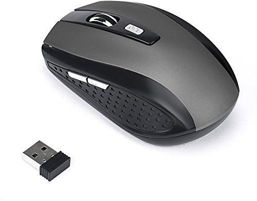 sunnymi Life Wireless Mouse with USB Receiver, 2.4G Gaming Mouse Cordless Mouse for Laptop, PC, Desktop, Work from Home Essentials, Portable Computer Mouse Wireless, Ergonomic Computer Mouse