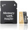 Memory Card with Adapter 256GB, TF Cards Ultra Memory Card 256GB Full HD - Up to 100MB/s, Class 10 Micro Card for Smartphone, Camera, Dash Cam, Drone, (E-256GB)