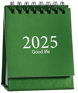 Schreibtischkalender, Schreibtischkalender 2025, 360-Grad-Seite als Kalender, für Klassenzimmer, doppelseitig