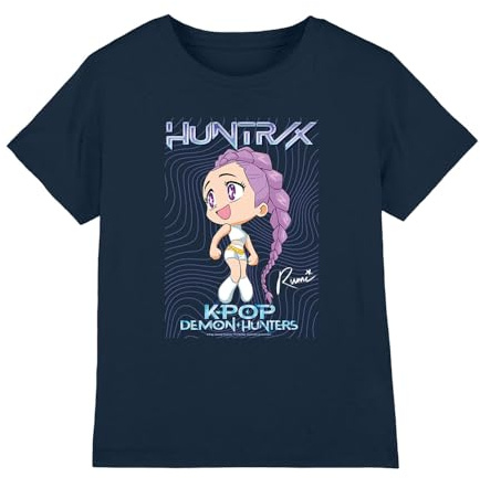 Kpop Demon Hunters Unisex Kids Kpop Demon Hunters - Huntrix Rumi Poster Kids T Shirt T-Shirt