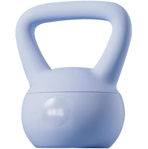 Office Strength Training Kettle Ball, Kettle Bells Women Gym Beginner Exercise Soft Kettlebell, Does Not Damage The Floor, Buttocks/slimming(Blue-5kg)