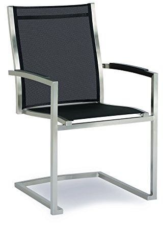 BEST Freischwing-Sessel Marbella, edelstahl/schwarz, 64 x 57 x 93 cm, 47881151