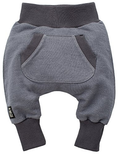 Pinokio Baby - Jungen Strampelanzug Wild Boy Casual Pants, Grau, 80 EU