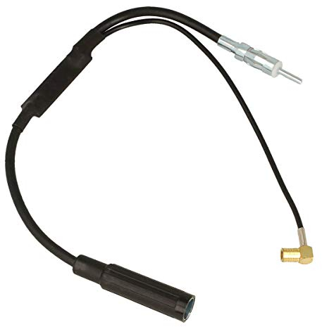 Audioproject A207 - DAB Adapter für Autoradio SMB Adapter auf DIN Buchse DAB Splitter Autoradio DAB+ Antennensplitter DAB Antenne Auto für DAB Radio für JVC Alpine Pioneer