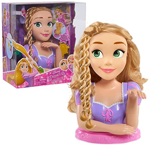 Famosa DND03 Disney Prinzessin Rapunzel, Deluxe-Büste, Mehrfarbig (DND03000)
