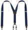 Lafayon Hosenträger Herren mit 4 Clips, Y-Back 3,5 cm Breit Hosenträger Heavy Duty Verstellbar und Elastisch mit Starken Metallclips