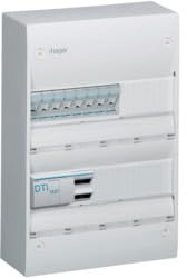 Coffret de communication évolué grade 3 TV - 8xRJ45 - TN415 - Hager