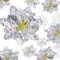 24 Stücke Funkeln Weihnachten Blumen Künstliche Weihnachtsstern Hochzeit Weihnachtsbaum Ornamente, 3/4/ 6 Zoll (Silber)