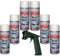 LudwigLacke Lackspray Weiss matt 6 x 400 ml Plus Haltegriff
