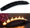Wooden Bridge Candle Holders 15 inch in Length, Long Tea Light Candle Holders Bar, 7 Candle Seat-Black