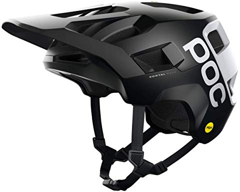 POC Unisex – Erwachsene Kortal Race MIPS Helm, Uranium Black Matt/Hydrogen White, S (51-54cm)