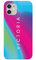 Tirita Personalised Phone Case Cover Compatible with iPhone 12 Pro Max - Tie Dye Neon Name [02 - Lambent Lustrous]