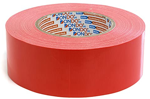 Panzertape Dontex-Pro Universal Gewebeband Gewebeklebeband Gewebeverstärktes Ductape rot 50mm x 50m